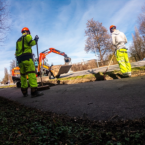 Projekt #Vodafone in #Kempten. Na wer hat uns entdeckt? Oder warst du ein er der glücklichen die wegen uns im Stau...
